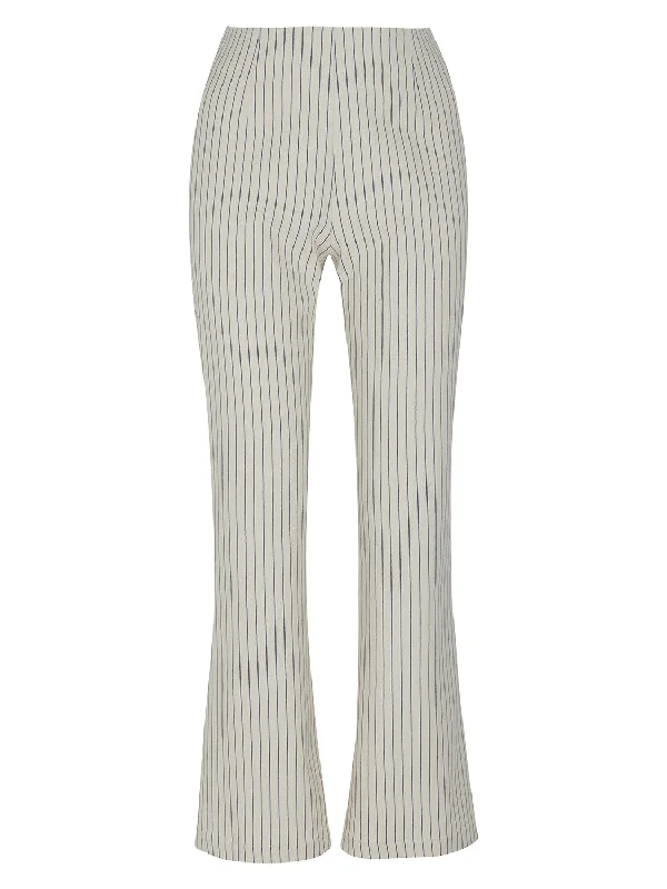 women's chiffon pantsStriped Wide-Leg Pants