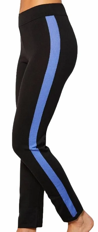 women's adventure pantsTrack Pant In Black/periwinkle