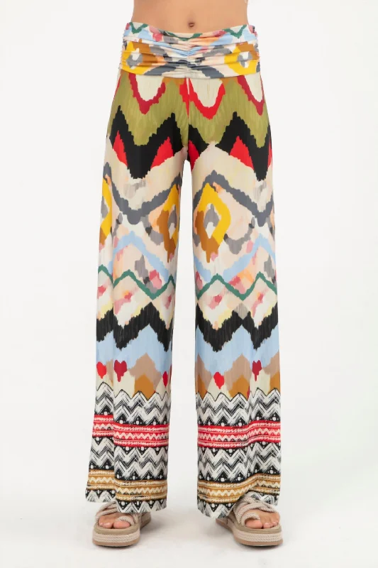 women's moisture-wicking pantsWomen's Palazzo Pant In Reggae