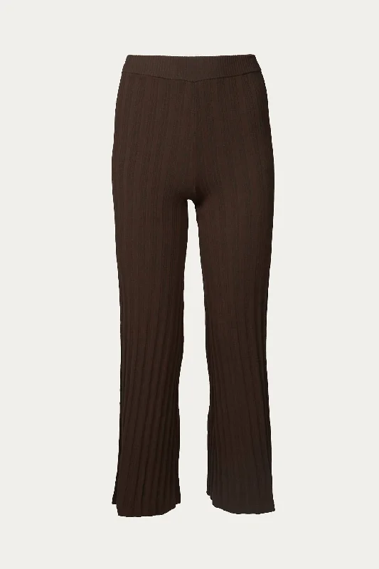 women's solid-color pantsXiomara Knit Pant In Espresso