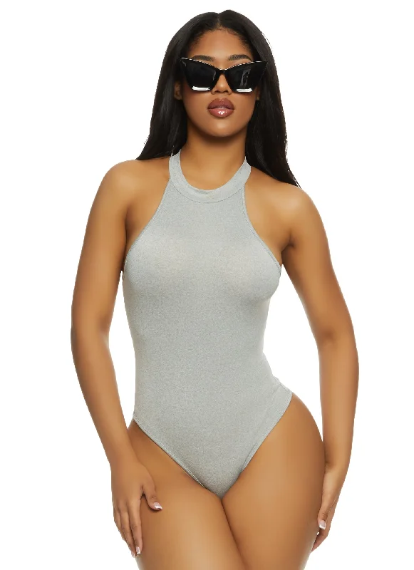 women's machine-washable dressesDaisy High Neck Racerback Bodysuit