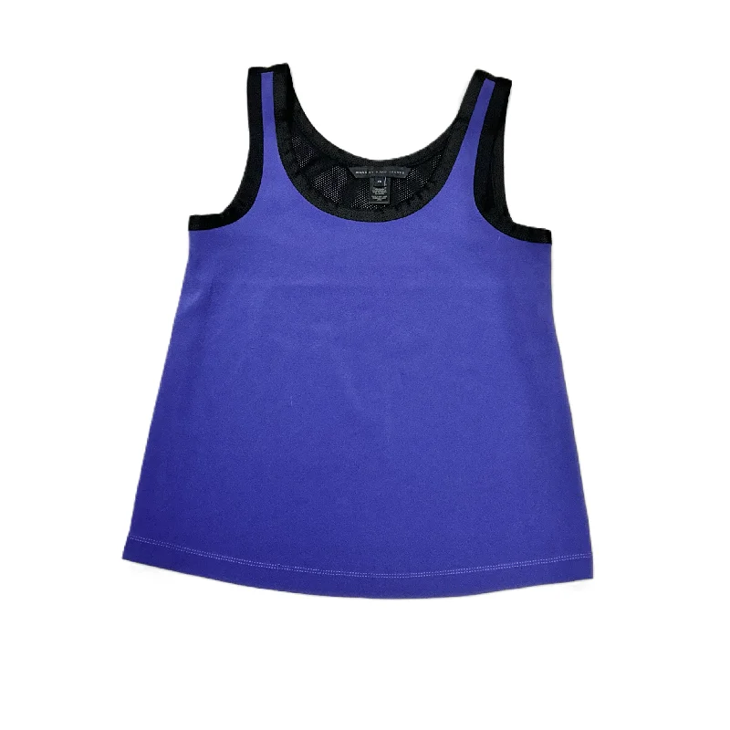 women's apple-shaped body dressesTop Sleeveless Designer By Marc By Marc Jacobs In Black & Blue, Size: Xs