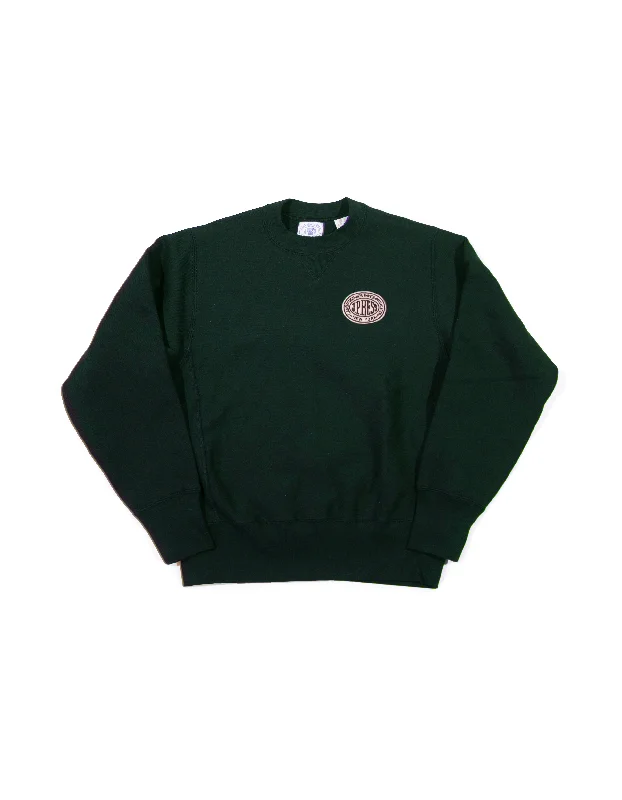 women's machine-washable dressesVINTAGE J.PRESS LOGO SWEATSHIRT - GREEN