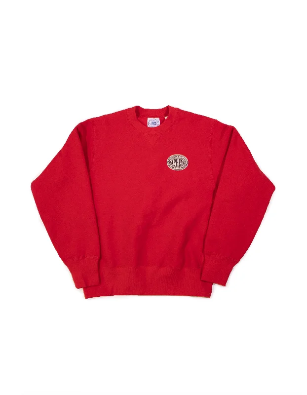 women's custom dressesVINTAGE J.PRESS LOGO SWEATSHIRT - RED